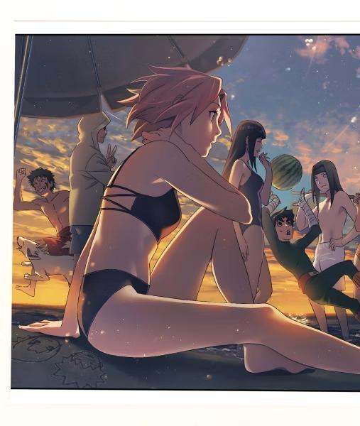 【預購】H2《沙灘12小強》裝飾畫 火影忍者 H2《沙灘12小強》裝飾畫 火影忍者