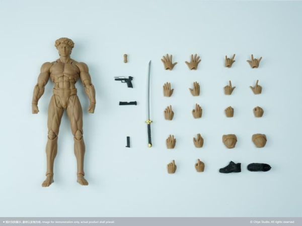 【2026/09月預購】馳野工作室 大衛 可動男素體 1/12 5色 馳野工作室 大衛 可動男素體 1/12 5色