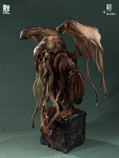 【預購】末那末匠 + 米山啓介 Cthulhu 克蘇魯 V2黑金塗裝版 末那末匠 + 米山啓介 Cthulhu 克蘇魯 V2黑金塗裝版