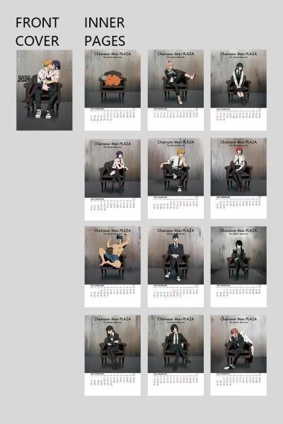 【預購】千鳥社《鏈鋸人》桌面檯曆 鏈鋸人 千鳥社《鏈鋸人》桌面檯曆 鏈鋸人