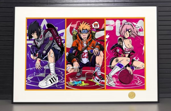 【預購】H2《嘻哈三人組》鳴人&佐助&小櫻 裝飾畫 火影忍者 H2《嘻哈三人組》鳴人&佐助&小櫻 裝飾畫 火影忍者