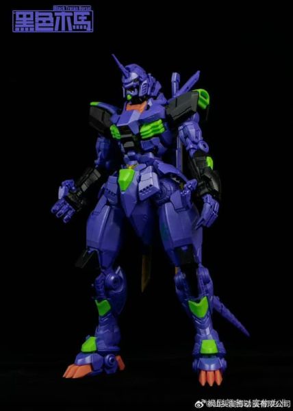【2026/01月預購】黑色木馬 鋼索斯 限量 EVA初號機配色 組裝模型 高23cm 黑色木馬 鋼索斯 限量 EVA初號機配色 組裝模型 高23cm