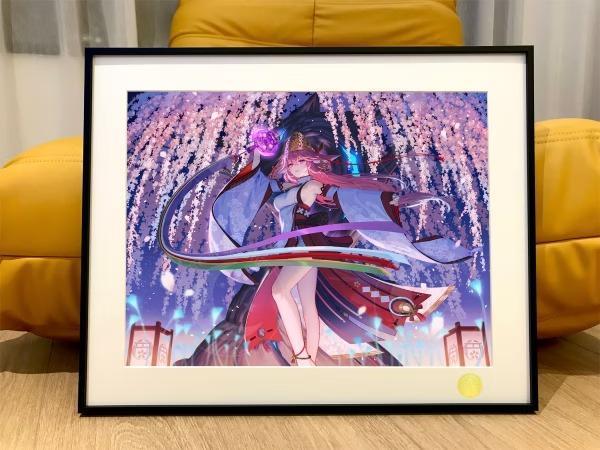 【預購】星空《八重神子》祈福神子裝飾畫 原神 星空《八重神子》祈福神子裝飾畫 原神