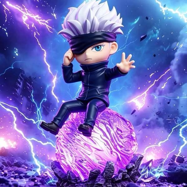 【預購】SOQ Q版 五條悟 虛式 茈 咒術迴戰桌面小擺件第二彈 SOQ Q版 五條悟 虛式 茈 咒術迴戰桌面小擺件第二彈