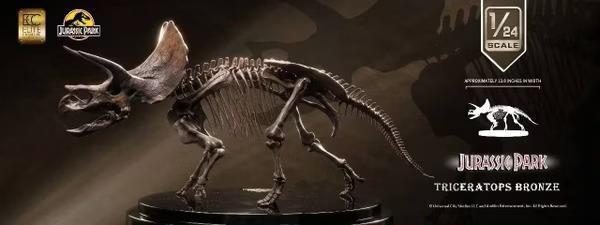 【預購】ELITE CREATURE COLLECTIBLES(ECC) 1/24 Triceratops Scale Bronze 三角龍 骨骼收藏銅像 Jurassic Park 1侏羅紀公園 ELITE CREATURE COLLECTIBLES(ECC) 1/24 Triceratops Scale Bronze 三角龍 骨骼收藏銅像 Jurassic Park 1侏羅紀公園
