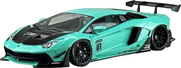 【現貨】AOSHIMA 青島1/24 自由步行#21 LB Works 藍寶堅尼Aventador 限定ver2 AOSHIMA 青島1/24 自由步行#21 LB Works 藍寶堅尼Aventador 限定ver2
