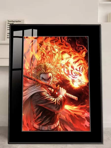 【預購】橘子《炎柱虎威側身版》 炎虎裝飾畫 鬼滅之刃 橘子《炎柱虎威側身版》 炎虎裝飾畫 鬼滅之刃