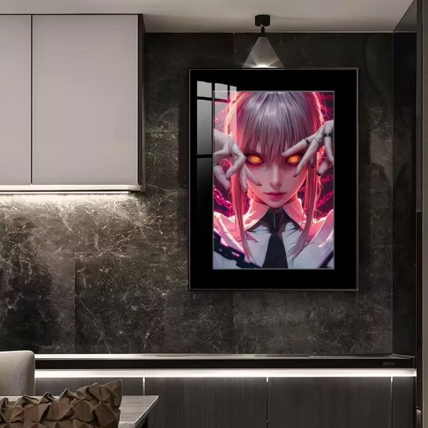 【預購】橘子《支配惡魔》 瑪奇瑪裝飾畫 鏈鋸人 橘子《支配惡魔》 瑪奇瑪裝飾畫 鏈鋸人