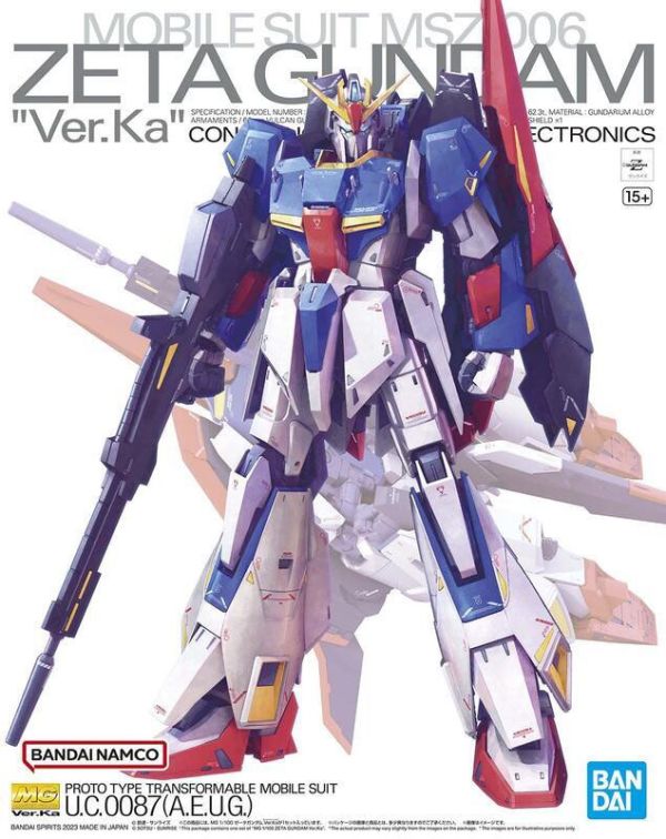 【現貨】BANDAI MG 1/100 Z鋼彈 GUNDAM Ver.Ka 20週年 BANDAI MG 1/100 Z鋼彈 GUNDAM Ver.Ka 20週年