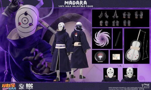 【2027/09月預購】 1/6 可動 ROC-021 火影忍者 疾風傳 Madara宇智波斑 (白面具) 1/6 可動 ROC-021 火影忍者 疾風傳 Madara宇智波斑 (白面具)