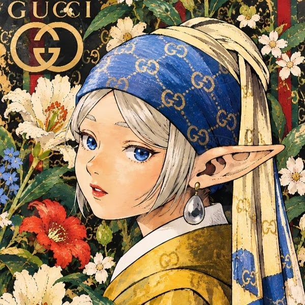【預購】星空《GUCCI芙莉蓮》裝飾畫 葬送的芙莉蓮 星空《GUCCI芙莉蓮》裝飾畫 葬送的芙莉蓮