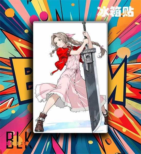 【預購】巴洛克《持劍愛麗絲》裝飾畫&冰箱貼 最終幻想 巴洛克《持劍愛麗絲》裝飾畫&冰箱貼 最終幻想