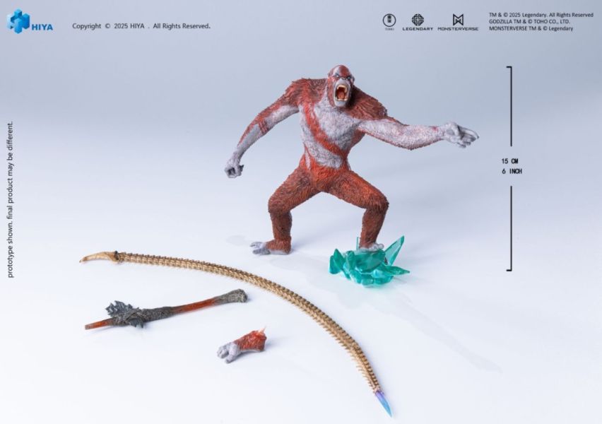 【2026/12月預購】無比例 15CM 哥吉拉與金剛：新帝國 刀疤王 公仔 無比例 15CM 哥吉拉與金剛：新帝國 刀疤王 公仔