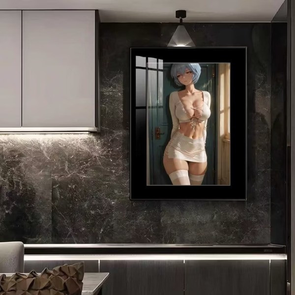 【預購】橘子《白絲綾波麗》 裝飾畫 新世紀福音戰士 橘子《白絲綾波麗》 裝飾畫 新世紀福音戰士