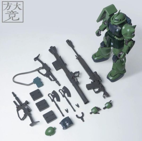 【現貨】方大競 1/72 GTO 綠薩克 組裝模型 方大競 1/72 GTO 綠薩克 組裝模型