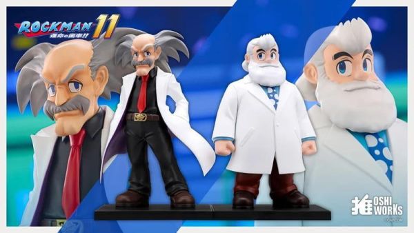 【2026/11月預購】心推工坊 洛克人 威利博士 & 萊特博士 完成品 心推工坊 洛克人 威利博士 & 萊特博士 完成品