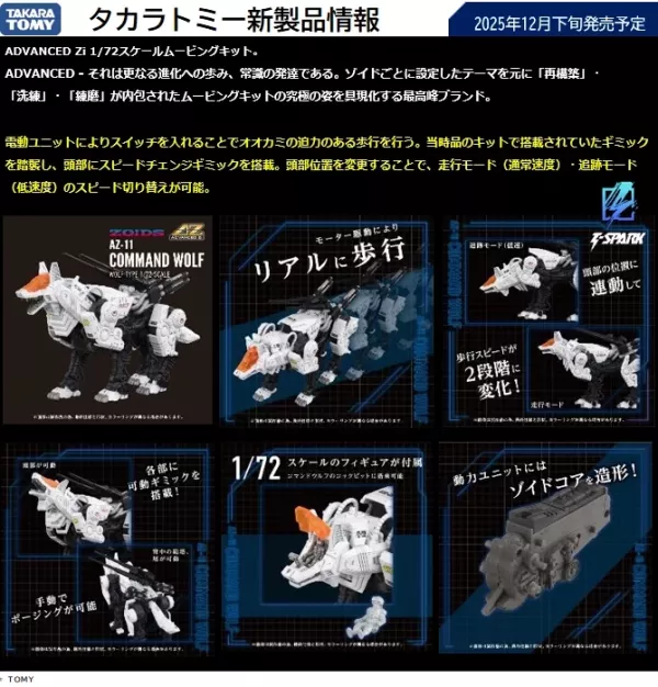 【2025/12月預購】TAKARATOMY 1/72 洛伊德 AZ-11 指揮狼 TAKARATOMY 1/72 洛伊德 AZ-11 指揮狼