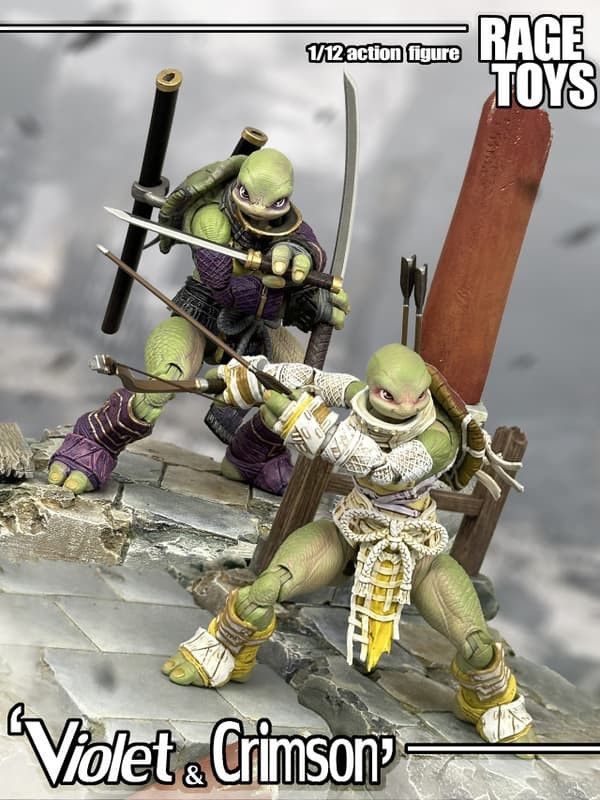【2026/06月預購】1/12 可動 Rage 烏龜姊妹 猩紅&紫羅蘭 1/12 可動 Rage 烏龜姊妹 猩紅&紫羅蘭