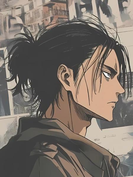 【預購】星空《港風艾倫》裝飾畫 進擊的巨人 星空《港風艾倫》裝飾畫 進擊的巨人