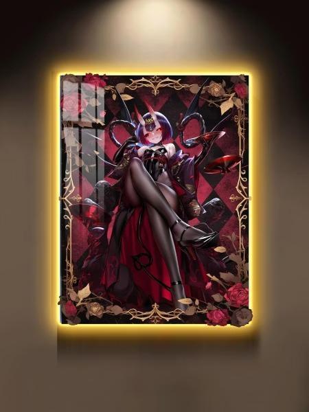 【預購】阿喵畫社《破敗薔薇》酒吞童子燈帶畫 阿喵畫社《破敗薔薇》酒吞童子燈帶畫