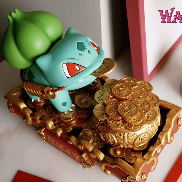 【預購】WAWA 招財金蟾妙蛙種子 寶可夢 (雙色版) WAWA 招財金蟾妙蛙種子 寶可夢 (雙色版)