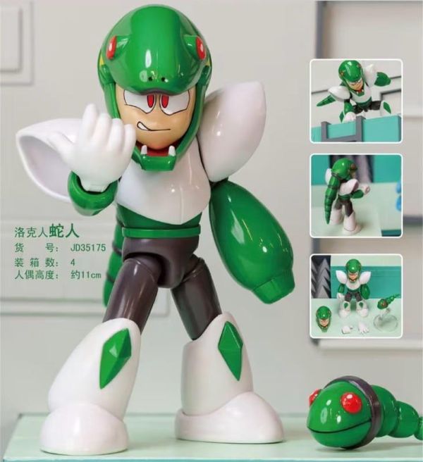 【2026/08月預購】Jada Toys 4.5吋 洛克人系列 Wave 4 雙子座雷射 蛇人 布魯斯 Jada Toys 4.5吋 洛克人系列 Wave 4 雙子座雷射 蛇人 布魯斯