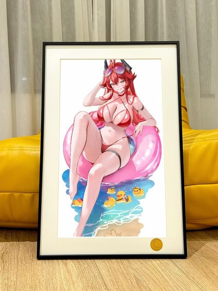 【預購】星空《red hood 小紅帽》勝利女神妮姬NIKKE裝飾畫 星空《red hood 小紅帽》勝利女神妮姬NIKKE裝飾畫