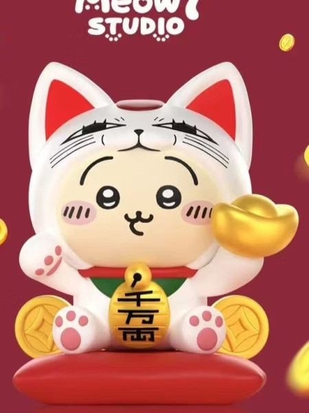 【預購】Meow7喵奇妙妙屋 烏薩奇高速婆婆招財貓擺 吉伊卡哇+膽大黨 Meow7喵奇妙妙屋 烏薩奇高速婆婆招財貓擺 吉伊卡哇+膽大黨