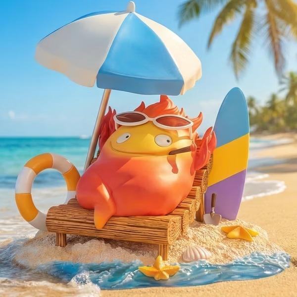 【預購】Lucky + 龍喵 沙灘卡西法 宮崎駿吉卜力霍爾的移動城堡 Lucky + 龍喵 沙灘卡西法 宮崎駿吉卜力霍爾的移動城堡