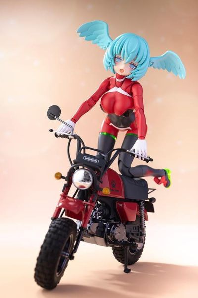 【2027/06月預購】Megami Device 女神裝置 PUNIMOFU 賽車鴞 with 本田 Z50J Gorilla 組裝模型 Megami Device 女神裝置 PUNI☆MOFU 賽車鴞 with 本田 Z50J Gorilla 組裝模型