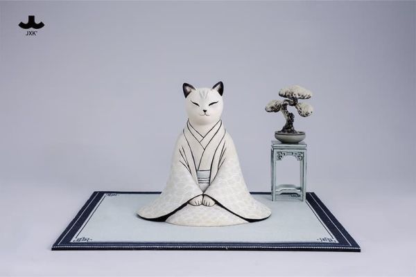 【2025/12月預購】動物模型 JXK-AI10 禪若貓 動物模型 JXK-AI10 禪若貓