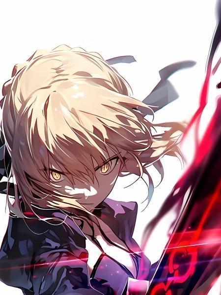 【預購】星空《黑裙saber》裝飾畫 Fate 星空《黑裙saber》裝飾畫 Fate