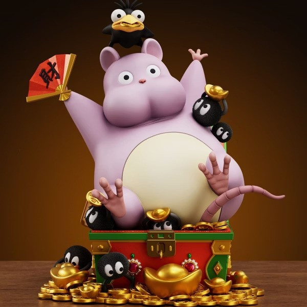 【預購】】Wawa 招財坊寶寶 招財系列 宮崎駿神隱少女 Wawa 招財坊寶寶 招財系列 宮崎駿神隱少女