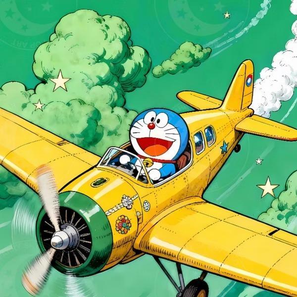 【預購】星空《飛機哆啦》裝飾畫 哆啦A夢 星空《飛機哆啦》裝飾畫 哆啦A夢