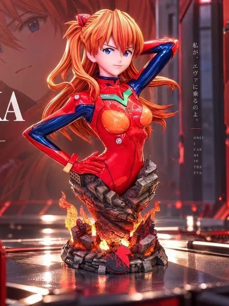 【預購】璃月 烈焰殘墟 明日香 半身胸像 EVA新世紀福音戰士 璃月 烈焰殘墟 明日香 半身胸像 EVA新世紀福音戰士