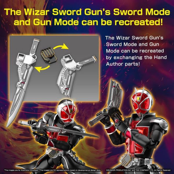 【現貨】Figure-rise Standard 假面騎士WIZARD 火焰型式 Figure-rise Standard 假面騎士WIZARD 火焰型式
