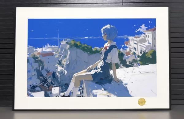 【預購】H2《蔚藍綾波零》裝飾畫 EVA新世紀福音戰士 H2《蔚藍綾波零》裝飾畫 EVA新世紀福音戰士