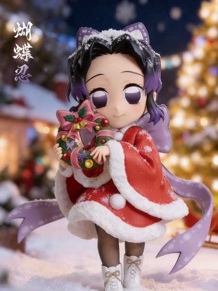 【預購】PomPon Q版 蟲柱蝴蝶忍＆香奈乎 蝴蝶屋聖誕組 鬼滅之刃 PomPon Q版 蟲柱蝴蝶忍＆香奈乎 蝴蝶屋聖誕組 鬼滅之刃