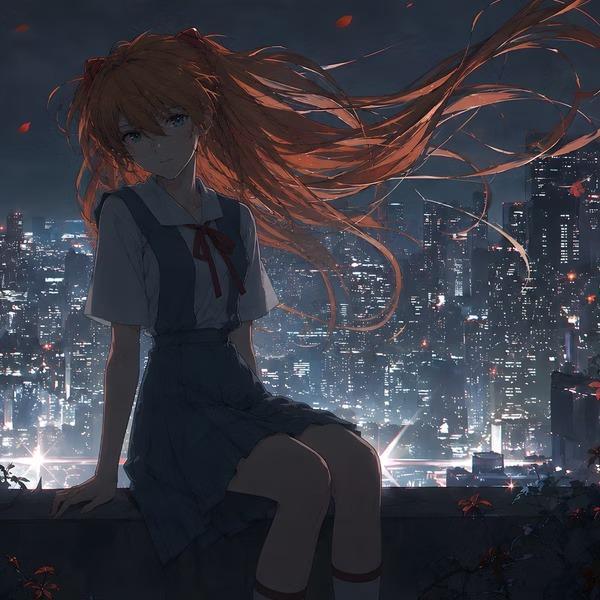 【預購】H2《夜景明日香》裝飾畫 EVA新世紀福音戰士 H2《夜景明日香》裝飾畫 EVA新世紀福音戰士