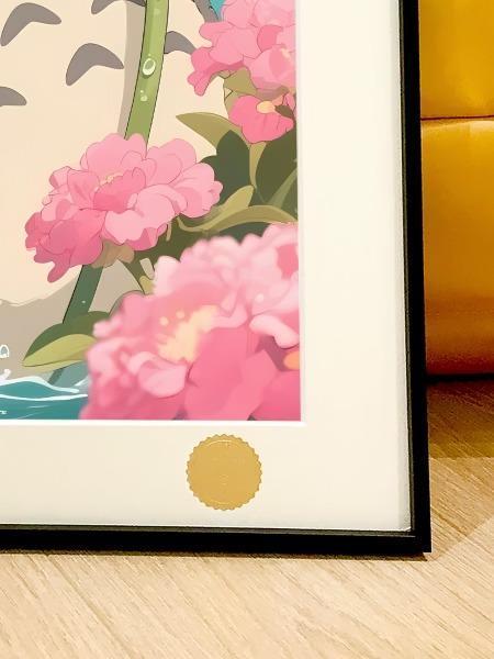 【預購】星空《荷葉龍貓》裝飾畫 宮崎駿 星空《荷葉龍貓》裝飾畫 宮崎駿