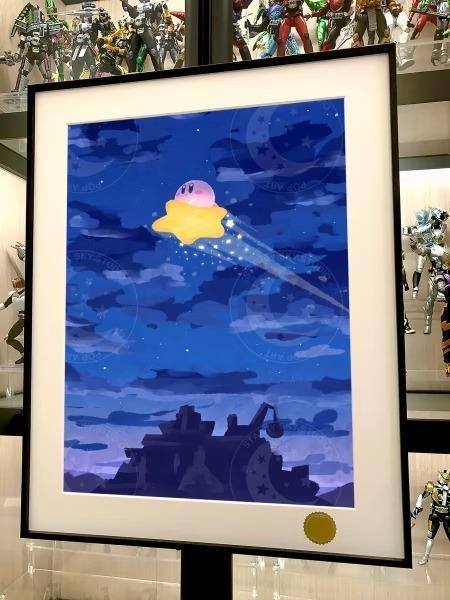 【預購】星空《流星卡比》裝飾畫 星之卡比 星空《流星卡比》裝飾畫 星之卡比