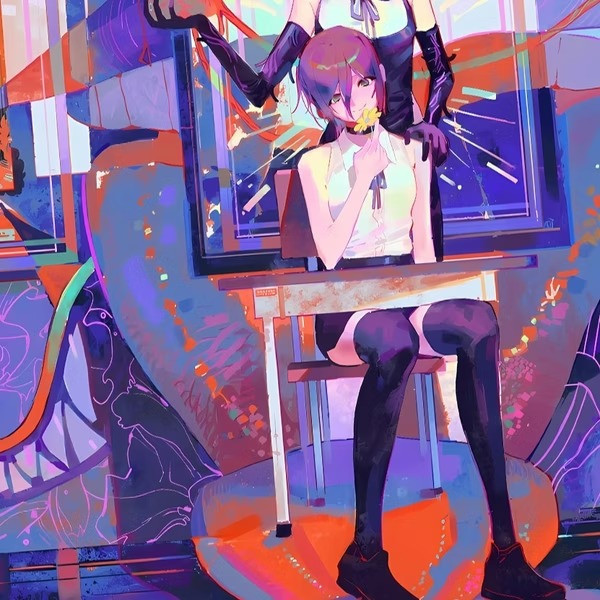 【預購】星空《炫彩蕾塞》鏈鋸人裝飾畫 星空《炫彩蕾塞》鏈鋸人裝飾畫