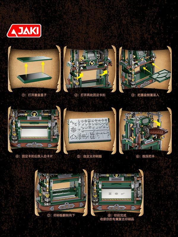 【2026/05月預購】佳奇 JAKI KJ052 復古狂潮 硬核機械印刷機  【 KJ052 中文版】 佳奇 JAKI KJ052 復古狂潮 硬核機械印刷機 兩版【 KJ052 中文版】