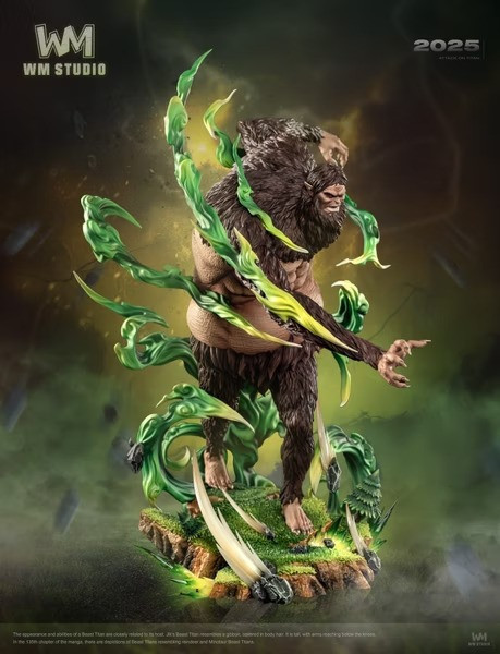 【預購】WM 獸之巨人 猴子丟石頭 進擊的巨人撤退的矮人系列第四彈 WM 獸之巨人 猴子丟石頭 進擊的巨人撤退的矮人系列第四彈