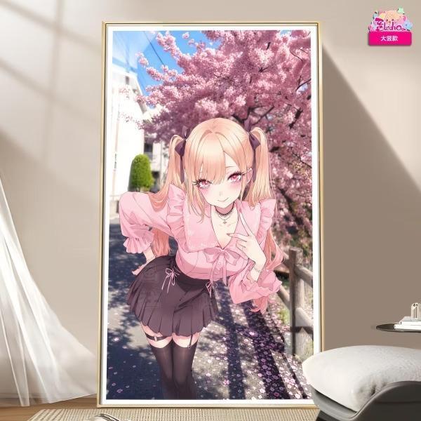 【預購】阿喵畫社《櫻花季 約會》喜多川海夢裝飾畫 戀上換裝娃娃 阿喵畫社《櫻花季 約會》喜多川海夢裝飾畫 戀上換裝娃娃