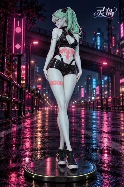 【預購】靈島 1/6 麗貝卡 電馭叛客：邊緣行者 靈島 1/6 麗貝卡 電馭叛客：邊緣行者