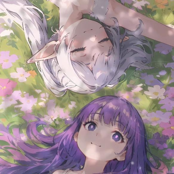 【預購】星空《草坪芙莉蓮&菲倫》裝飾畫 葬送的芙莉蓮 星空《草坪芙莉蓮&菲倫》裝飾畫 葬送的芙莉蓮