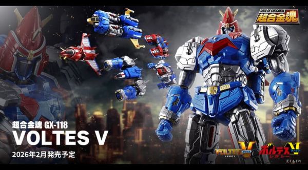 【2026/02月預購】超合金魂 雷霆五號:傳承 (Voltes V: Legacy) 超合金魂 雷霆五號:傳承 (Voltes V: Legacy)
