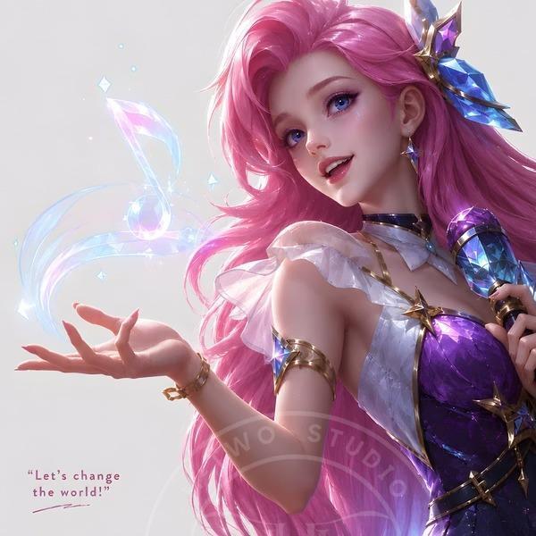 【預購】H2《瑟拉芬》裝飾畫 LOL英雄聯盟 H2《瑟拉芬》裝飾畫 LOL英雄聯盟
