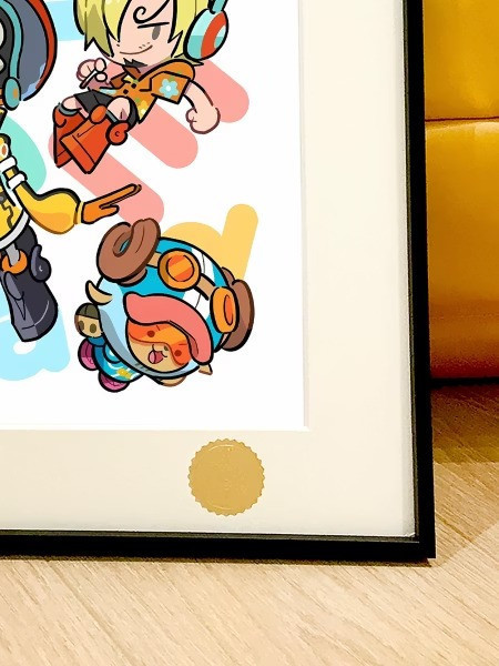 【預購】星空《Q版海賊蛋頭島》裝飾畫 海賊王 星空《Q版海賊蛋頭島》裝飾畫 海賊王